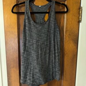 Lululemon Gray Racerback Tank Top